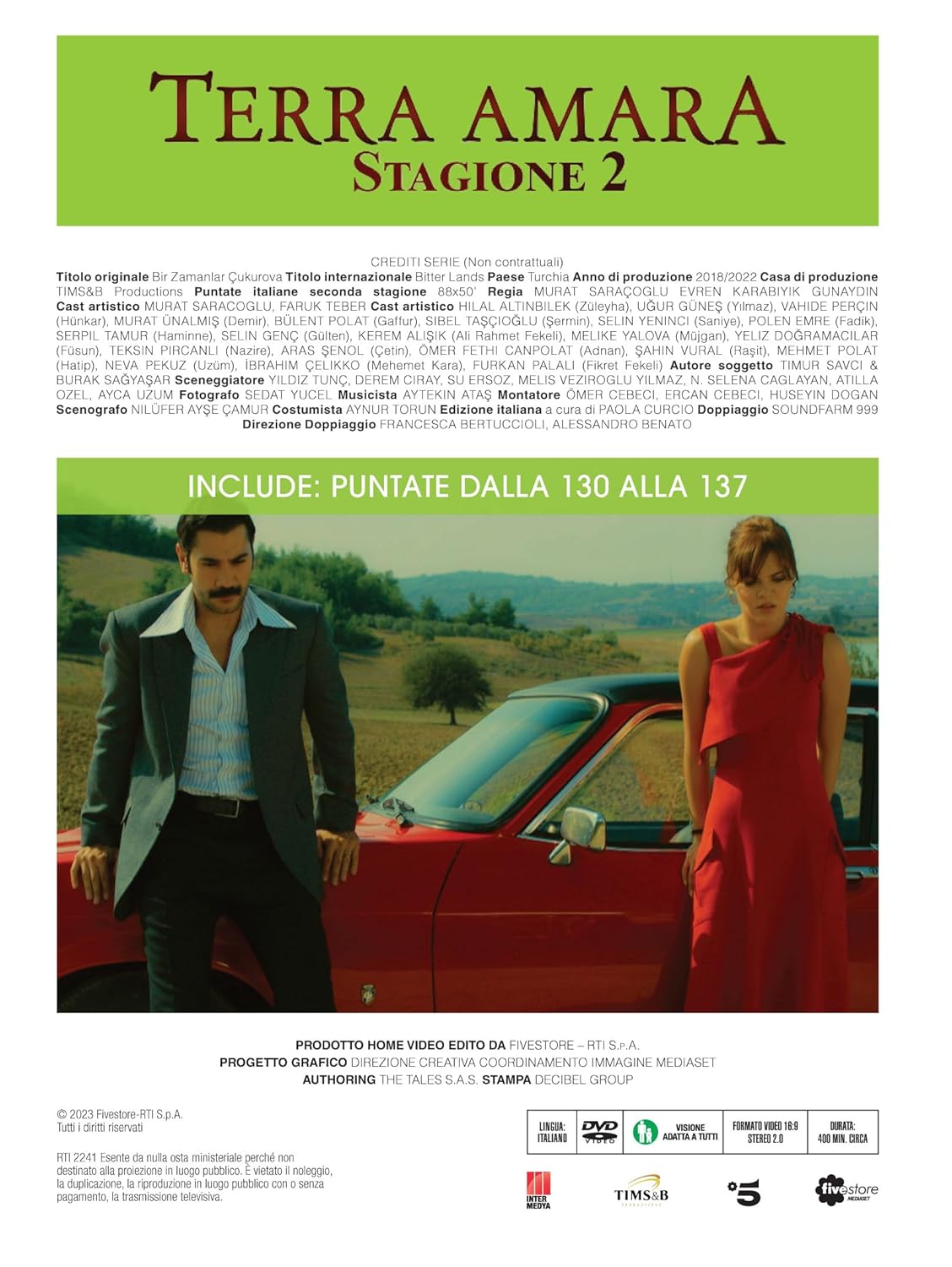 Terra Amara - Stagione 02 #03 (Eps 130-137) - (Italian Import)