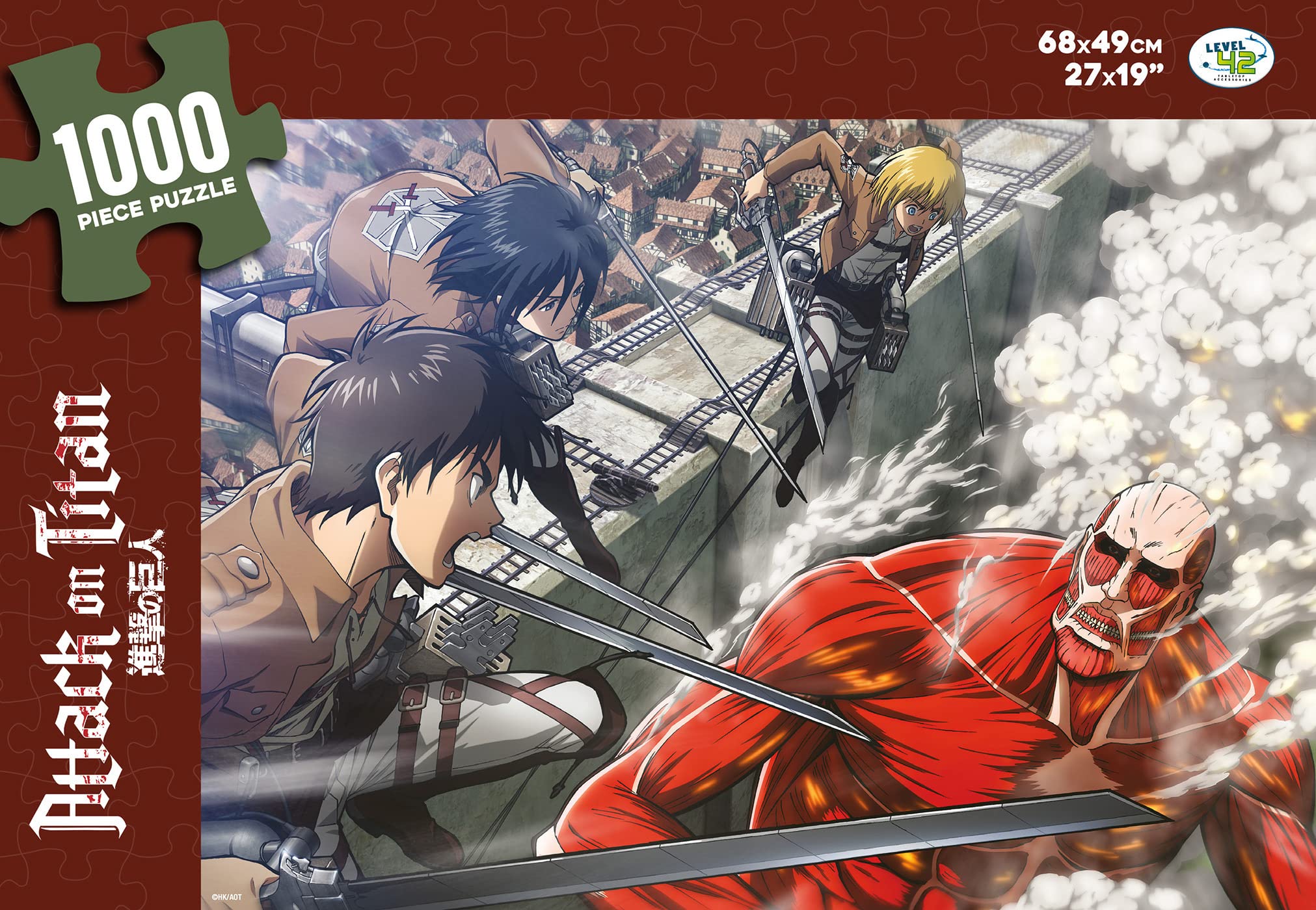 ATTACK ON TITAN 1000 PC PUZZLE: 1000 piece puzzle