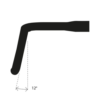 DEDA-ELEMENTI 305383320 Crononero Evo Lenker 42CM PO Unisex-Adult, Taille Unique, Noir