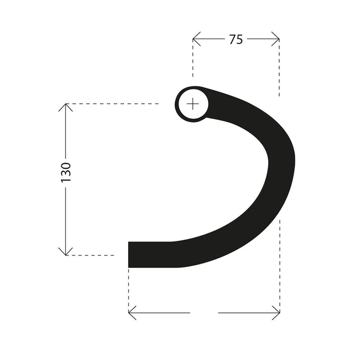 Deda Elementi Unisex's Gravel100 RHM Handlebar