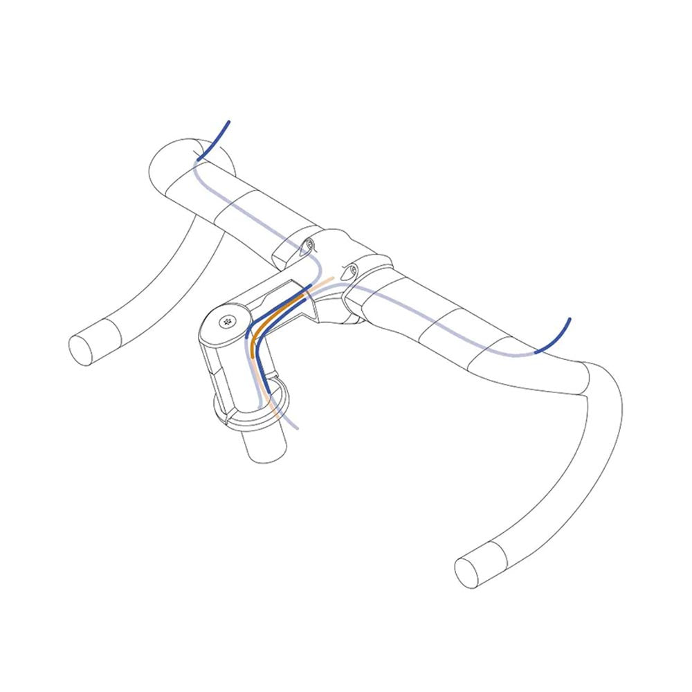 MANILLAR DEDA VINCI CARBONO 440 mm NEGRO MATE