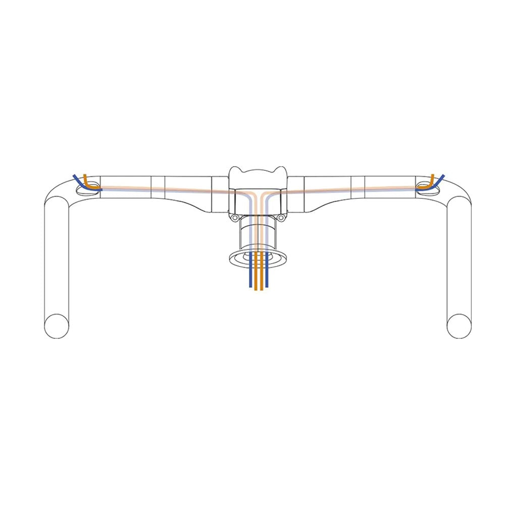 MANILLAR DEDA VINCI CARBONO 440 mm NEGRO MATE