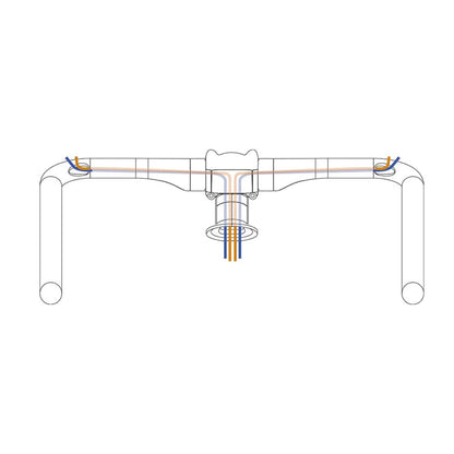 MANILLAR DEDA VINCI CARBONO 440 mm NEGRO MATE