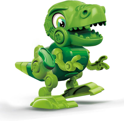 Clementoni - Science Robotics-Dino Bot Build, Robotic Laboratory, T-Rex Dinosaur Model, STEM, Scientific Game 5 Years, Made in Italy, Italian Colour, 19331