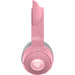 Razer Kraken Kitty V2 BT - Wireless Bluetooth RGB Headset with Kitty Ears (Bluetooth 5.2, TriForce 40 mm Drivers, Integrated Beamforming Noise-cancelling Mics, Up to 40 Hrs Battery Life) Quartz Pink