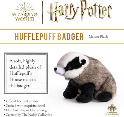 The Noble Collection Harry Potter Hufflepuff Badger Mascot Plush