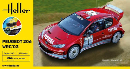 Heller - 1/43 Starter Kit Peugeot 206 WRC '03 (6/23) *