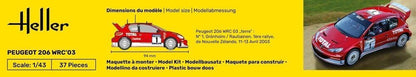 Heller - 1/43 Starter Kit Peugeot 206 WRC '03 (6/23) *