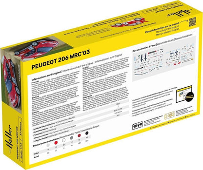 Heller - 1/43 Starter Kit Peugeot 206 WRC '03 (6/23) *