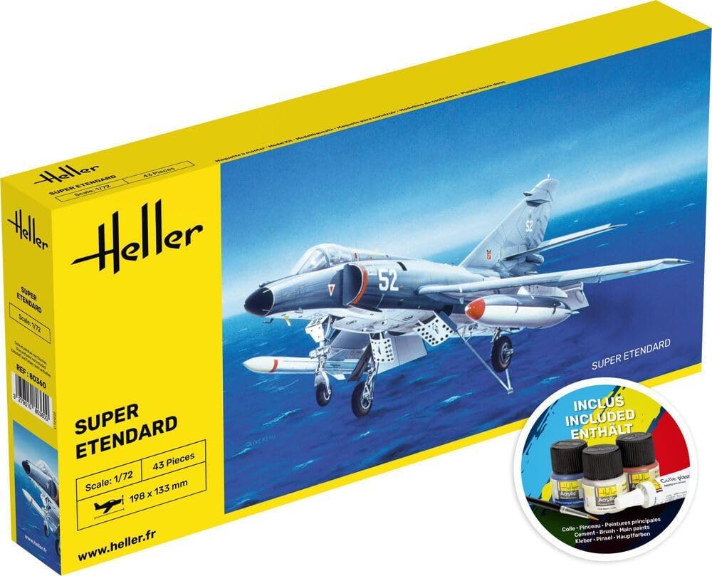 Heller - 1/72 STARTER KIT SUPER ETENDARD (3/23) *