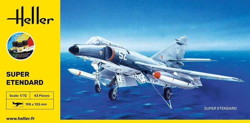 Heller - 1/72 STARTER KIT SUPER ETENDARD (3/23) *