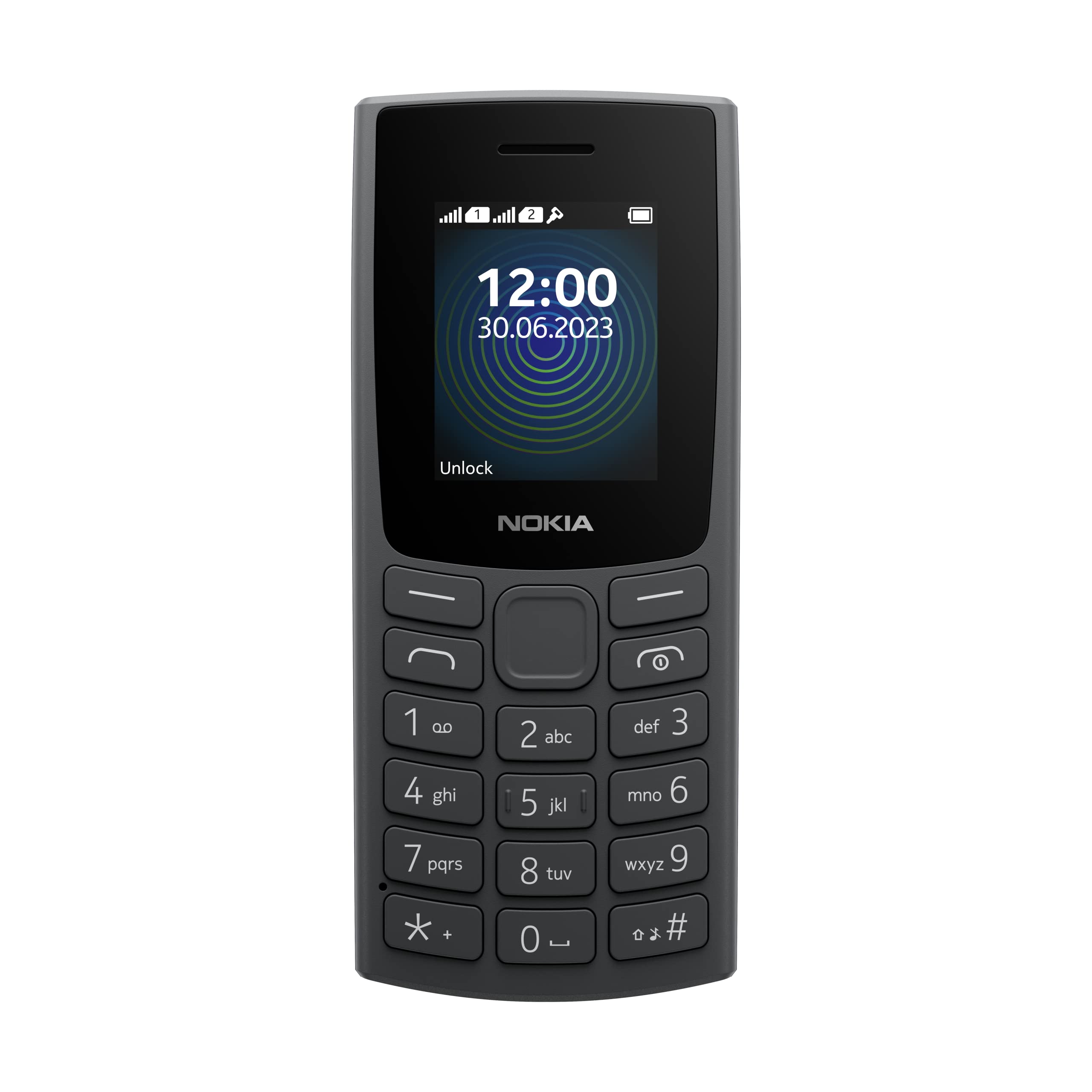 NOKIA 110 2G (2023) Dual-SIM-Handy schwarz
