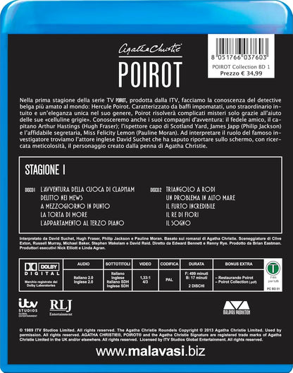 Poirot Collection - Stagione 01 (2 Blu-Ray