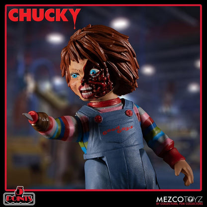 Mezco Chucky 5 Points Actionfiguren Deluxe Set Material: Kunststoff, Hersteller