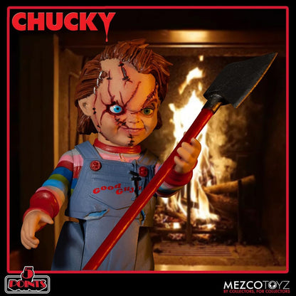 Mezco Chucky 5 Points Actionfiguren Deluxe Set Material: Kunststoff, Hersteller