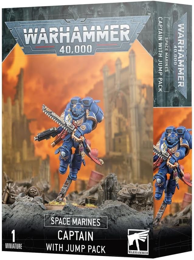 Games Workshop - Warhammer 40.000 - Space Marines: Captain with Jump Pack (edición 2023