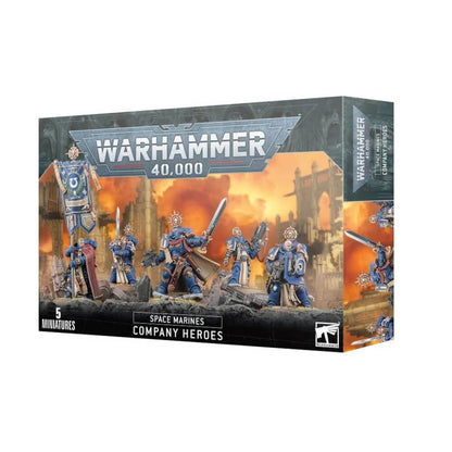 Games Workshop - Warhammer 40,000 - Space Marines: Company Heroes (2023 Edition), Blue