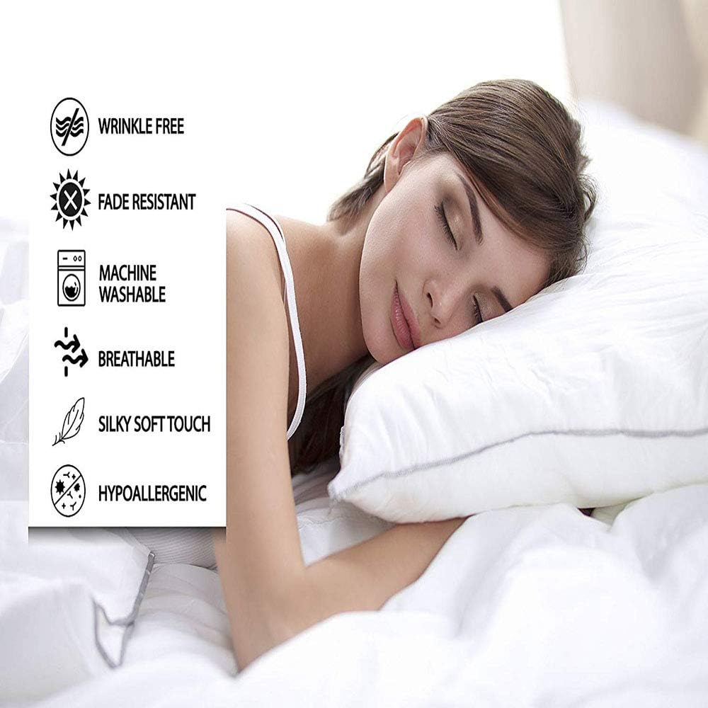 HELLOLEON Cars Pure Hotel Luxury Bed Linen Antique Classic Car Polyester - Soft and Breathable (Queen