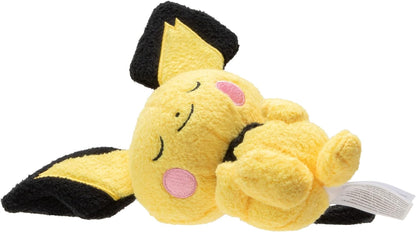 Pokèmon Pichu SLEEPING PLUSH - 5-Inch Premium Plush, Multicolor