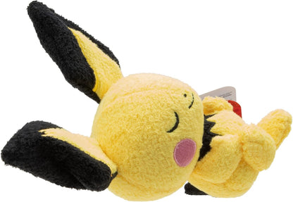 Pokèmon Pichu SLEEPING PLUSH - 5-Inch Premium Plush, Multicolor