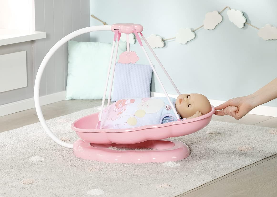 Baby Annabell Sweet Dreams Naptime Cloud 43cm - Soft Cloud-Shaped Mattress - Easy for Small Hands, Creative Play Promotes Empathy & Social Skills, For Toddlers 3 Years & Up Single