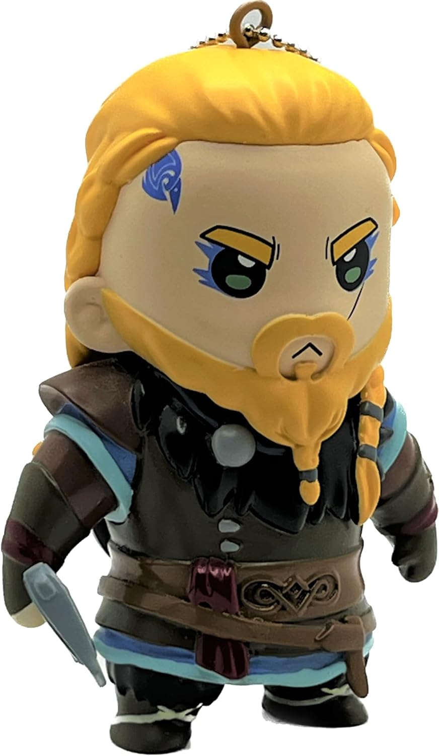 Good Loot Eivor minifiguur - verzamelbaar vinyl figuur - voor verzamelaars - met hanger - kerstdecoratie - cadeau voor gamers - Eivor actiefiguur uit het spel Assassin's Creed Valhalla - 8x8x12cm