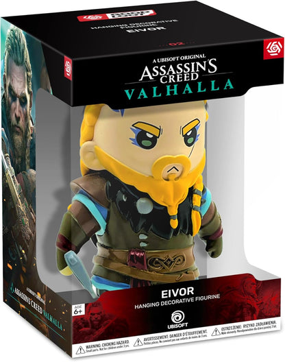 Good Loot Eivor minifiguur - verzamelbaar vinyl figuur - voor verzamelaars - met hanger - kerstdecoratie - cadeau voor gamers - Eivor actiefiguur uit het spel Assassin's Creed Valhalla - 8x8x12cm