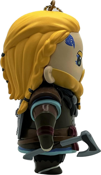 Good Loot Eivor minifiguur - verzamelbaar vinyl figuur - voor verzamelaars - met hanger - kerstdecoratie - cadeau voor gamers - Eivor actiefiguur uit het spel Assassin's Creed Valhalla - 8x8x12cm