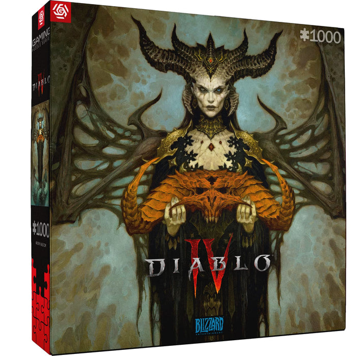 Good Loot Gaming : Diablo IV Lilith - Difficult Hard 1000 Piece Jigsaw Puzzle – Computer Game Jigsaw Puzzle - For Video Game Lovers - For Adults and Kids 12+ - 68,3 x 48 cm