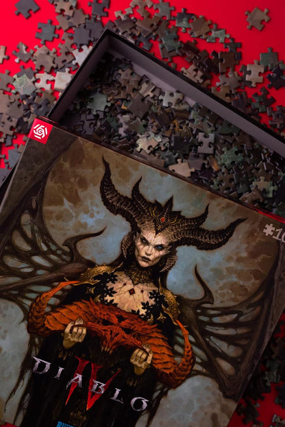 Good Loot Gaming : Diablo IV Lilith - Difficult Hard 1000 Piece Jigsaw Puzzle – Computer Game Jigsaw Puzzle - For Video Game Lovers - For Adults and Kids 12+ - 68,3 x 48 cm