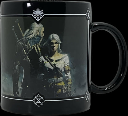 Good Loot: Heat Reveal Tasse (The Witcher 3: Geralt & Ciri) /Merchandise