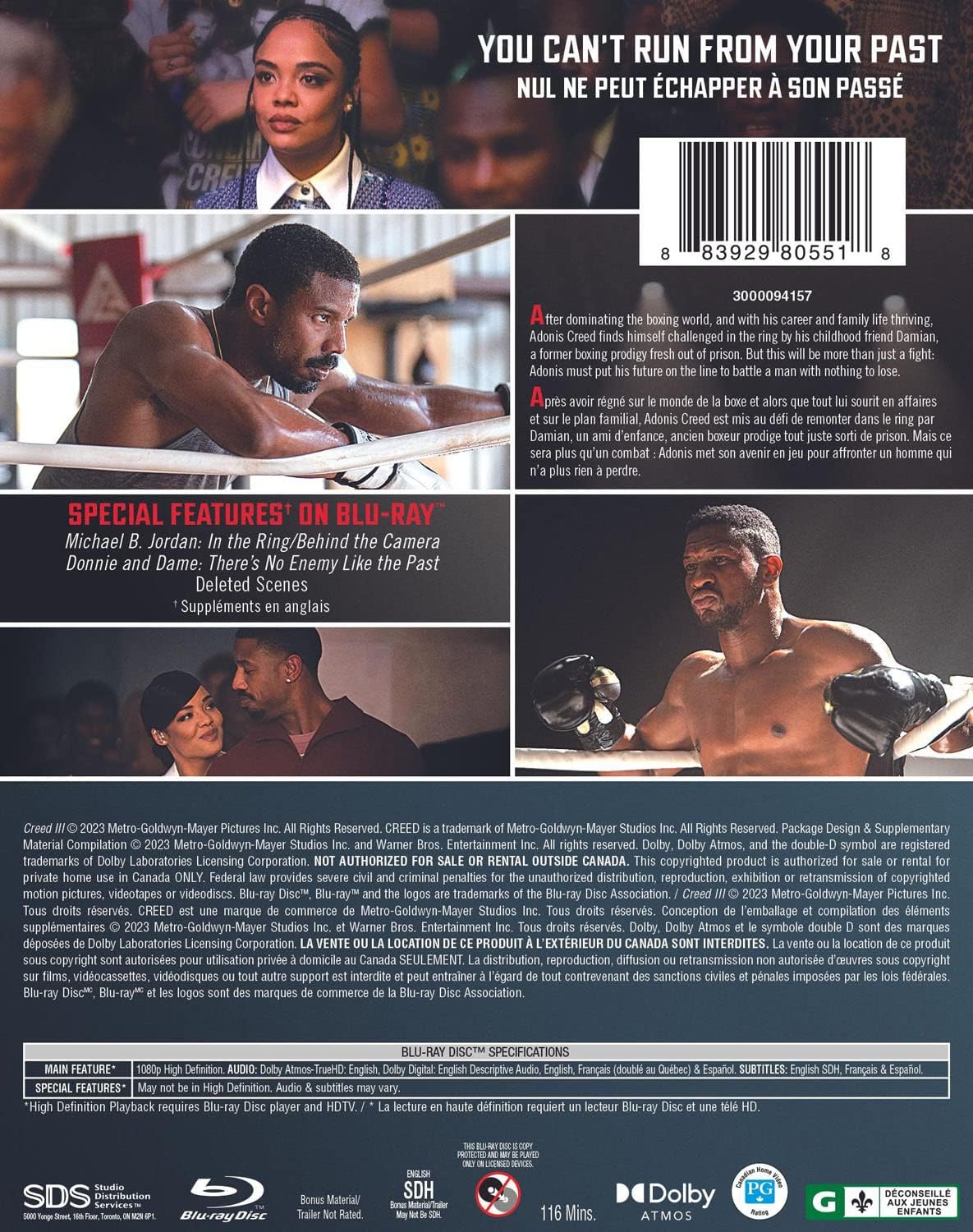 Creed III (BIL/Blu-Ray + DVD