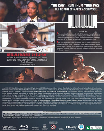 Creed III (BIL/Blu-Ray + DVD