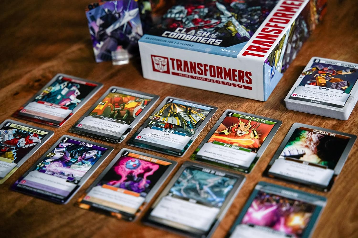 Renegade Game Studios | Transformers Deck Building Game: Clash of the Combiners Expansion | Card Game | Ages 14+ | 1-5 Players | 45-90 Minutes Playing Time