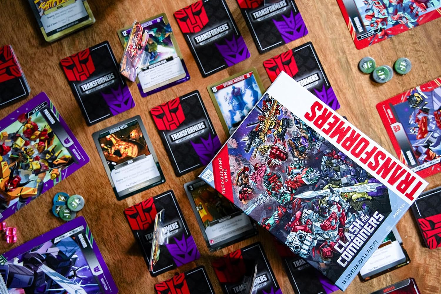 Renegade Game Studios | Transformers Deck Building Game: Clash of the Combiners Expansion | Card Game | Ages 14+ | 1-5 Players | 45-90 Minutes Playing Time