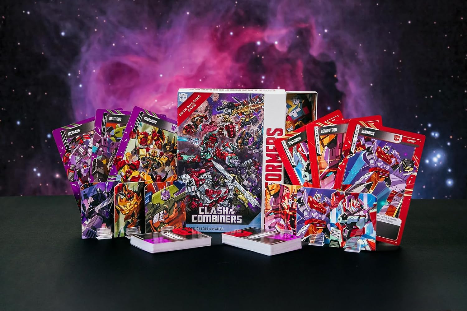 Renegade Game Studios | Transformers Deck Building Game: Clash of the Combiners Expansion | Card Game | Ages 14+ | 1-5 Players | 45-90 Minutes Playing Time