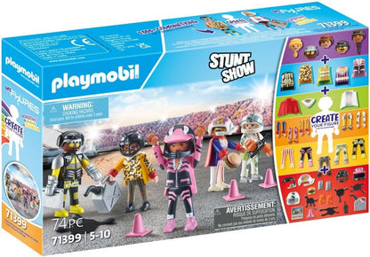 Playmobil 71399 My Figures - Stunt Show, Figures Collection, Imaginative Role-Play, PlaySets Suitable for Children Ages 4+