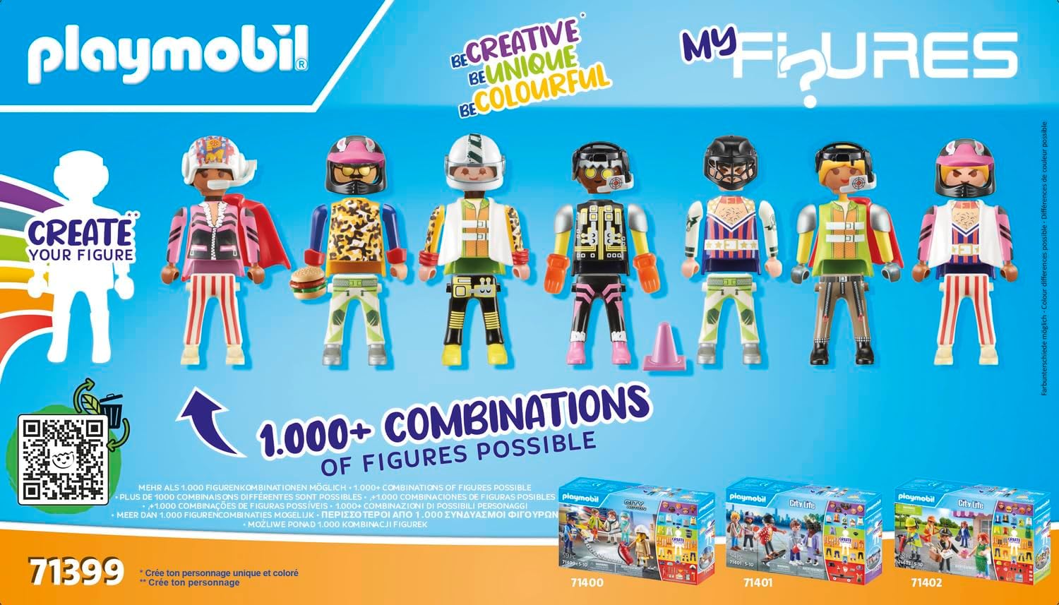 Playmobil 71399 My Figures - Stunt Show, Figures Collection, Imaginative Role-Play, PlaySets Suitable for Children Ages 4+