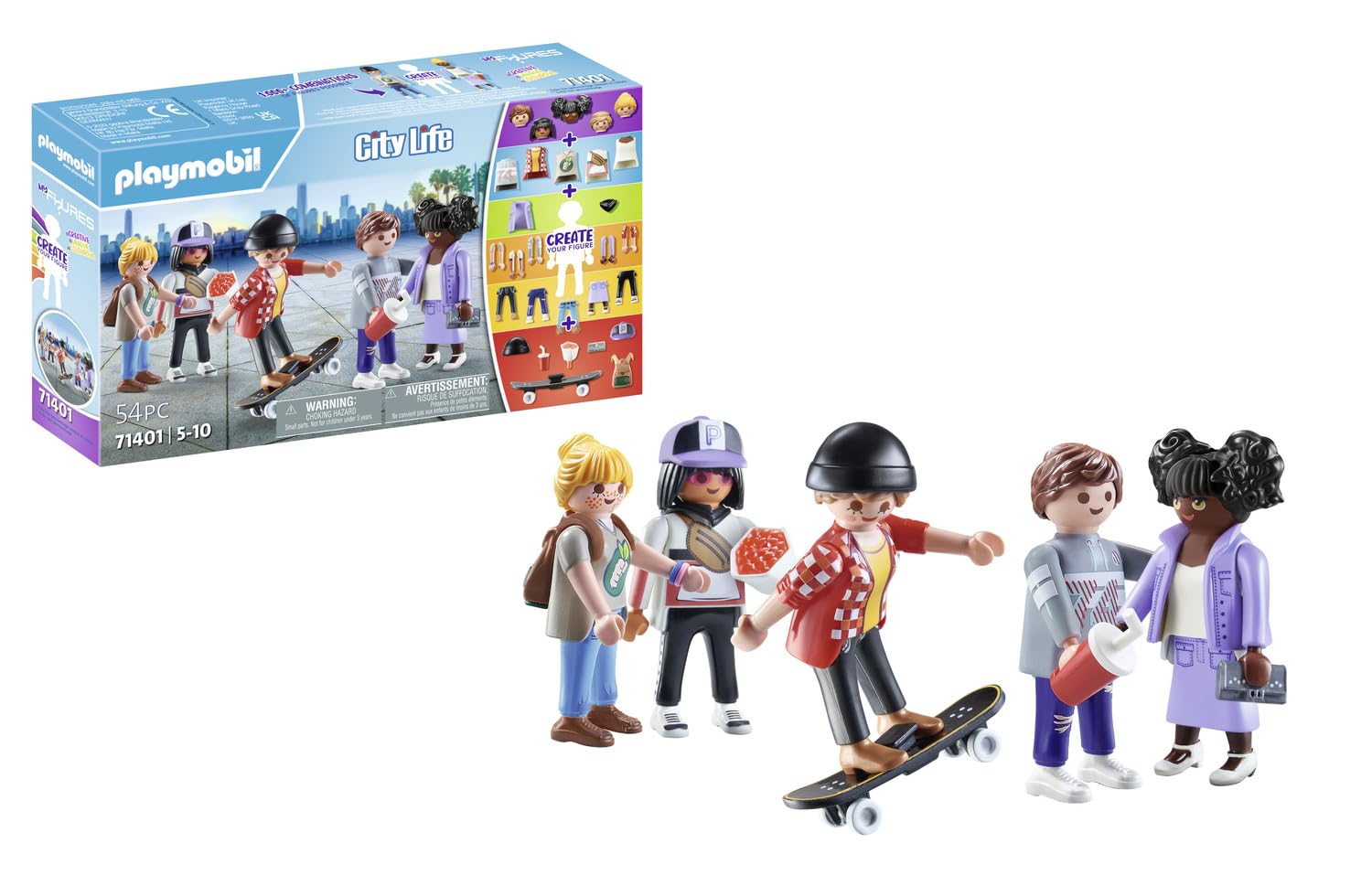 Playmobil 71401 My Figures - Fashion, Figures Collection, Imaginative Role-Play, PlaySets Suitable for Children Ages 4+