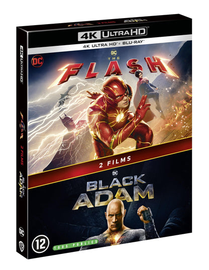 BLACK ADAM + THE FLASH Ultra HD 4K (NL Versie