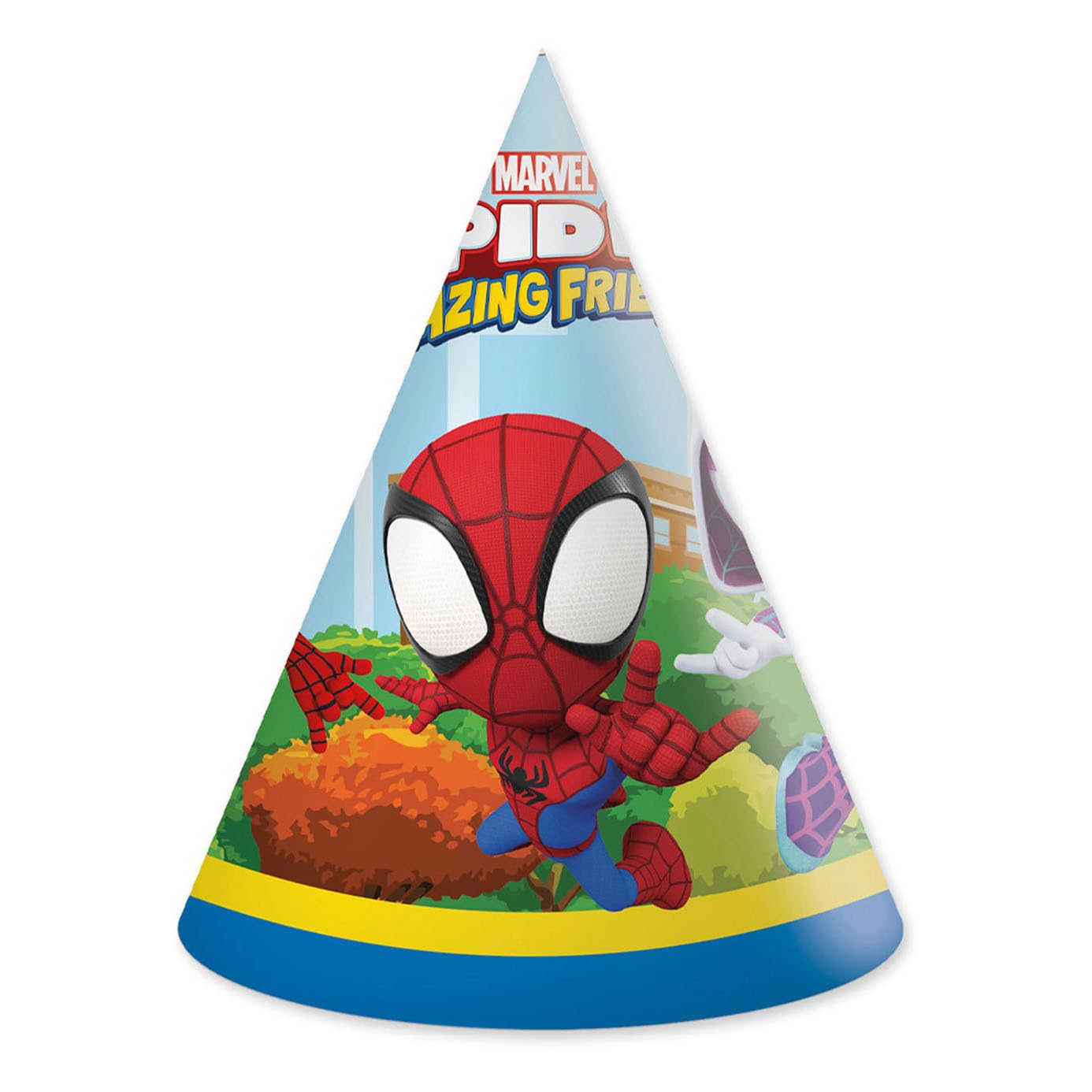 PROCOS Spidey Paper Party Hoeden (6pk