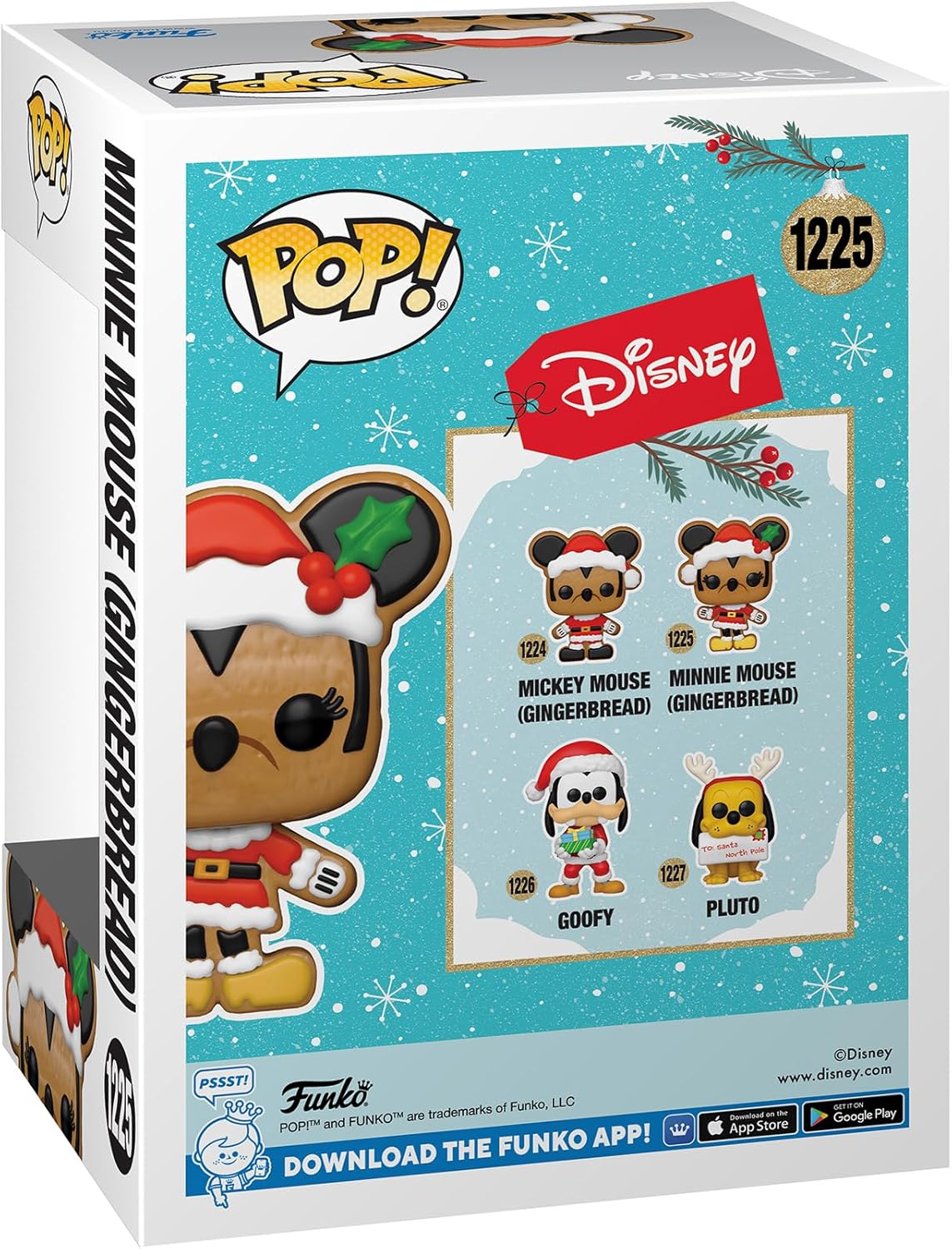 Funko POP! Disney: Holiday - Minnie Mouse - Gingerbread - Collectable Vinyl Figure - Gift Idea - Official Merchandise - Toys for Kids & Adults - Model Figure for Collectors and Display