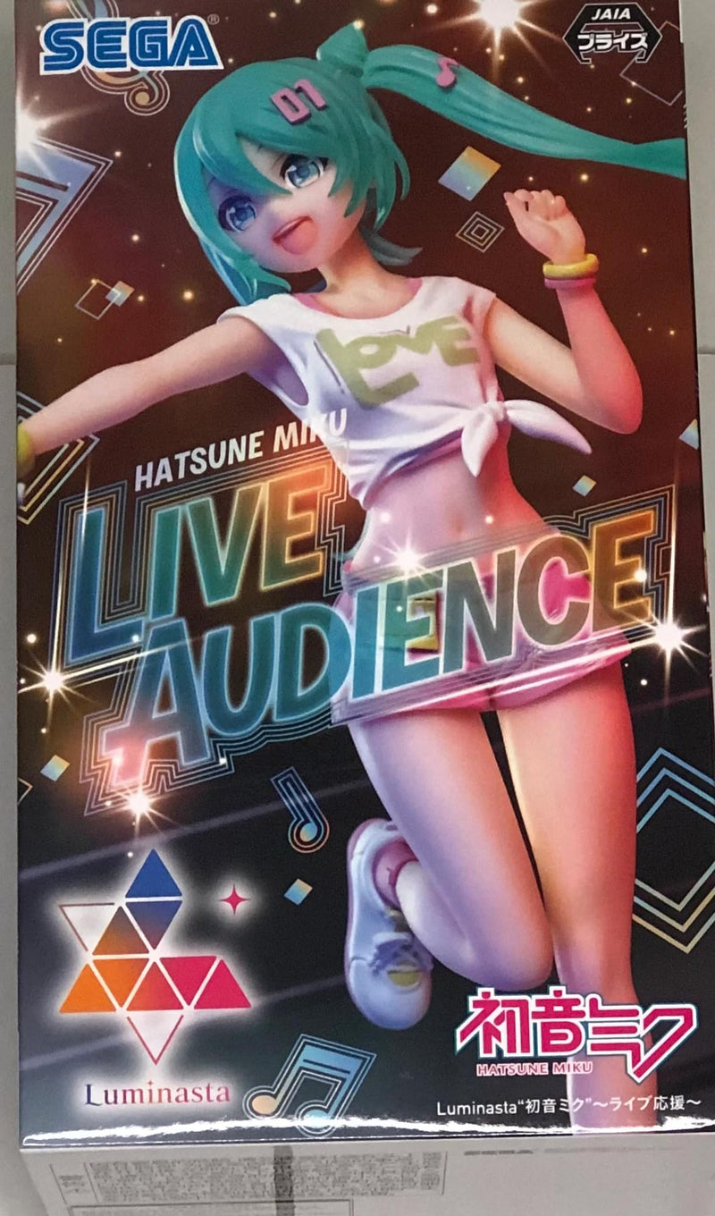 SEGA GOODS HATSUNE MIKU - Hatsune Miku Live Cheering - Figurine Luminasta 20cm