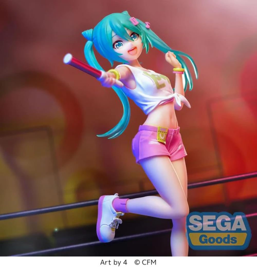 SEGA GOODS HATSUNE MIKU - Hatsune Miku Live Cheering - Figurine Luminasta 20cm