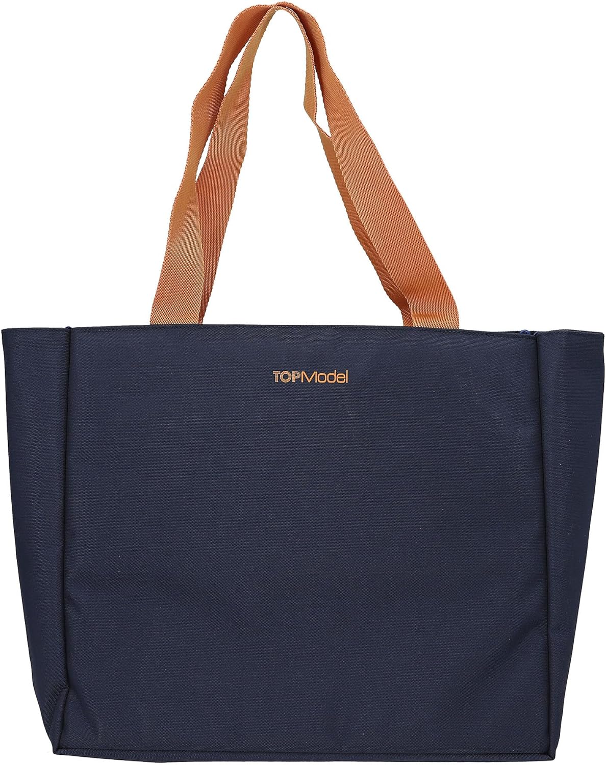 Depesche 12564 TOPModel City Girls - Draagtas in donkerblauw met modelmotief in heldere kleuren, shopper met binnenzak