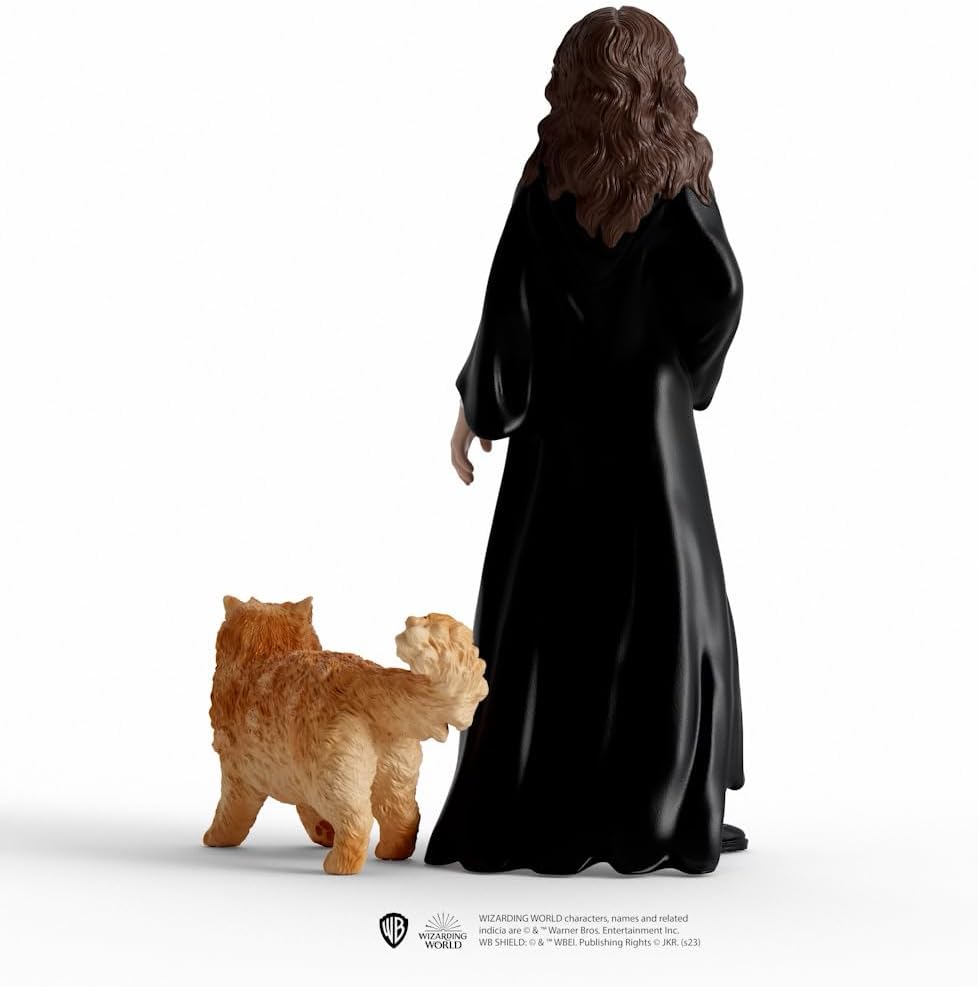 Schleich 42635 Hermione Granger & Crookshanks, a partir de 6 años, WIZARDING WORLD - figura, 3 x 3 x 10 cm