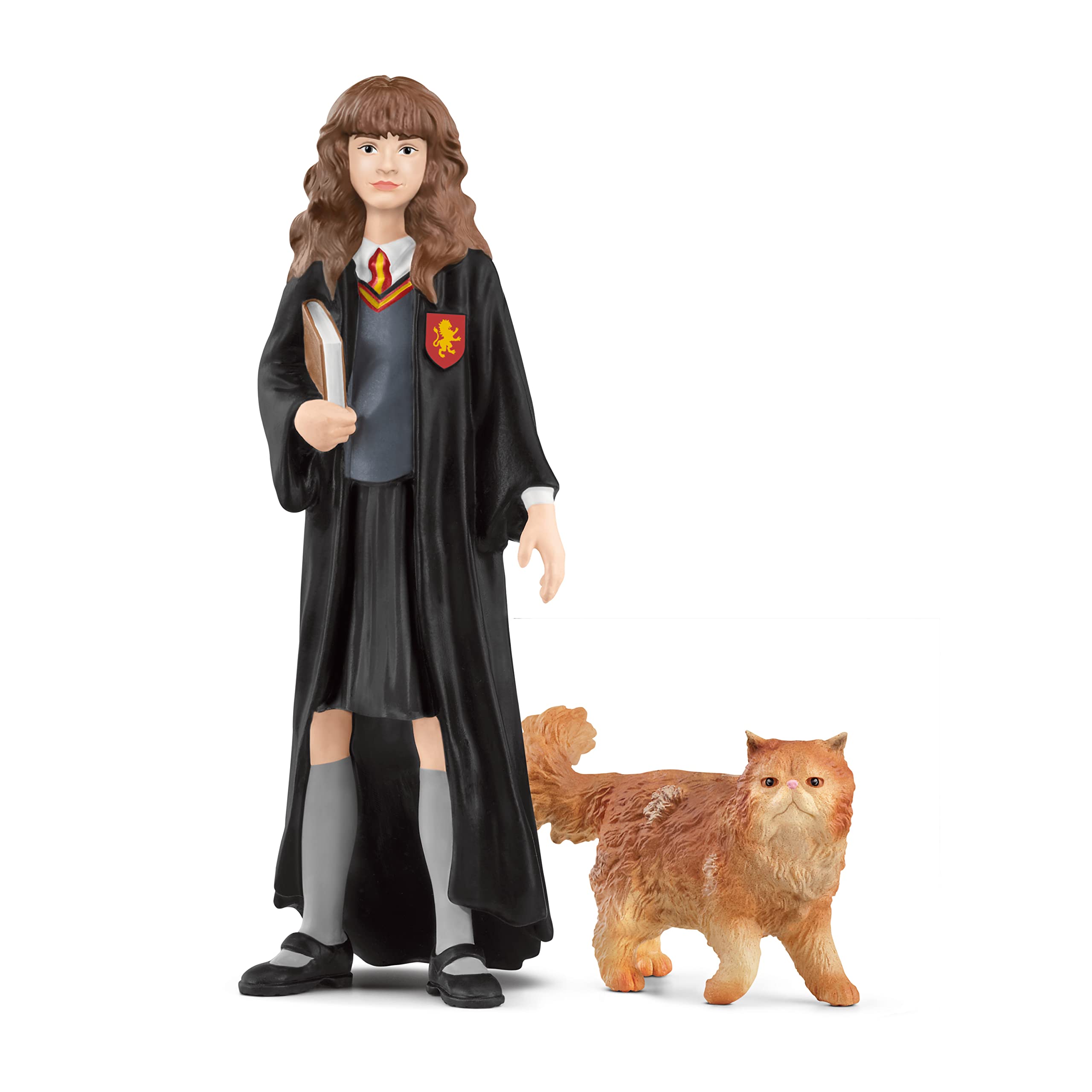 Schleich 42635 Hermione Granger & Crookshanks, a partir de 6 años, WIZARDING WORLD - figura, 3 x 3 x 10 cm