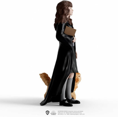 Schleich 42635 Hermione Granger & Crookshanks, a partir de 6 años, WIZARDING WORLD - figura, 3 x 3 x 10 cm