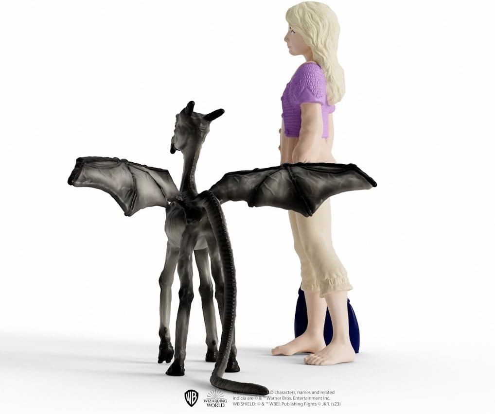 schleich 42636 Luna and Thestral, from 6 years WIZARDING WORLD - Figurine, 12 x 2 x 10 cm
