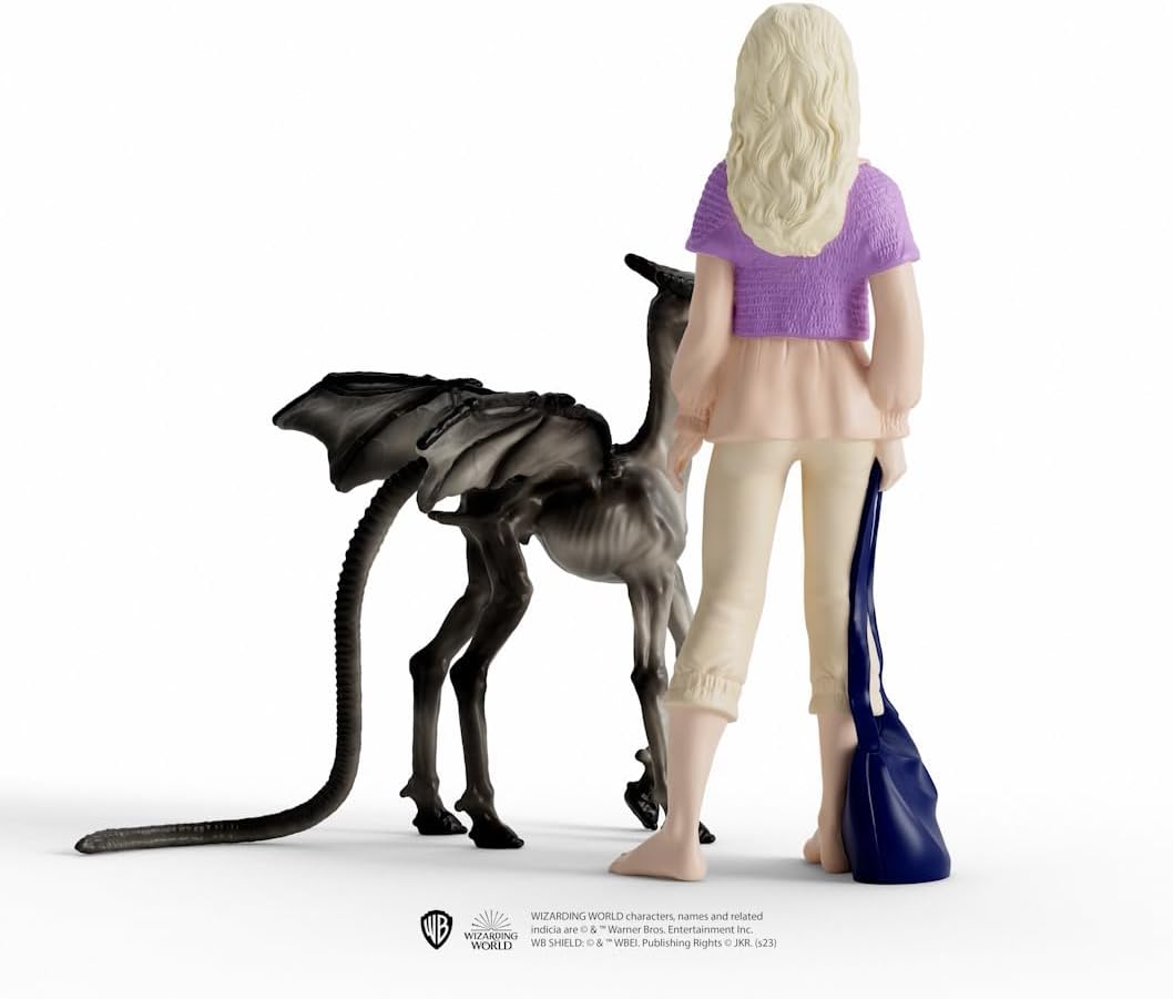 schleich 42636 Luna and Thestral, from 6 years WIZARDING WORLD - Figurine, 12 x 2 x 10 cm